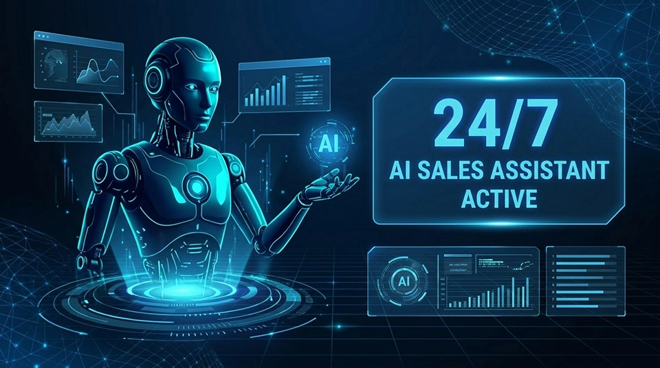 AI sales assistant active 24/7